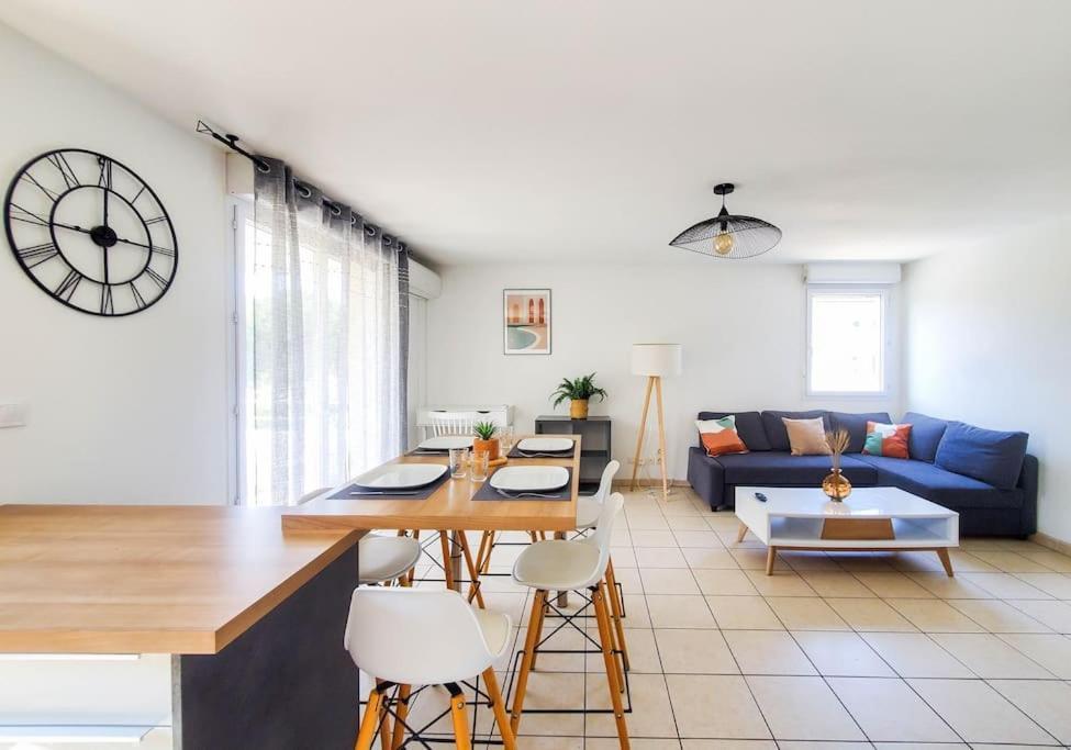 *Le Carpe Diem, Appartement 2 Chambres, Piscine, 2 Parking, Clim* Montpellier Kültér fotó